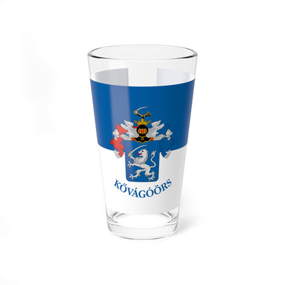 Flag of Kovagoors (Hungary) Pint Glass 16oz