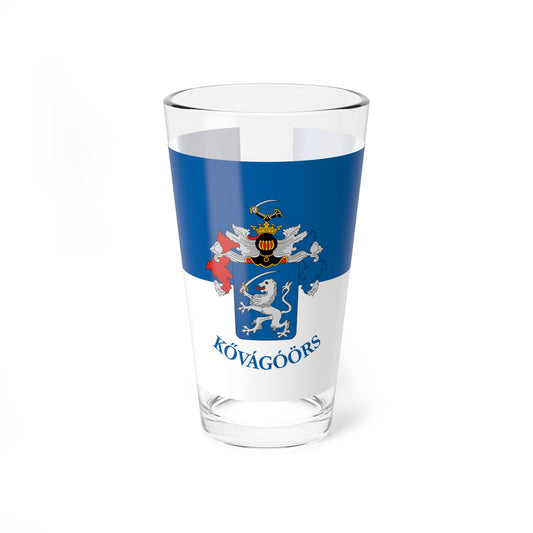 Flag of Kovagoors (Hungary) Pint Glass 16oz