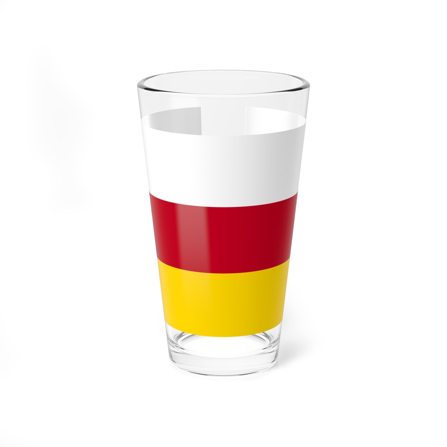 Flag of North Ossetia (Russia) Pint Glass 16oz