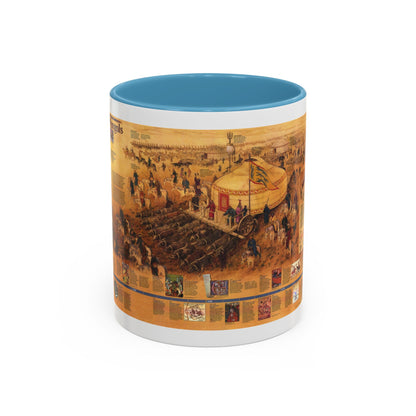 Mongols, The (1996) (Map) Accent Coffee Mug