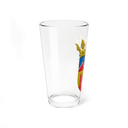 Escudo de Arcos de las Salinas (Spain) (Coat of Arms) Pint Glass 16oz
