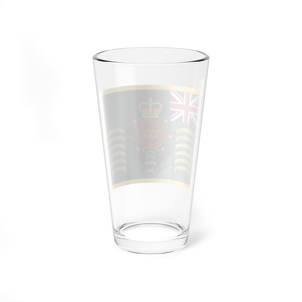 Warwickshire Regimental Colours (United Kingdom) Pint Glass 16oz