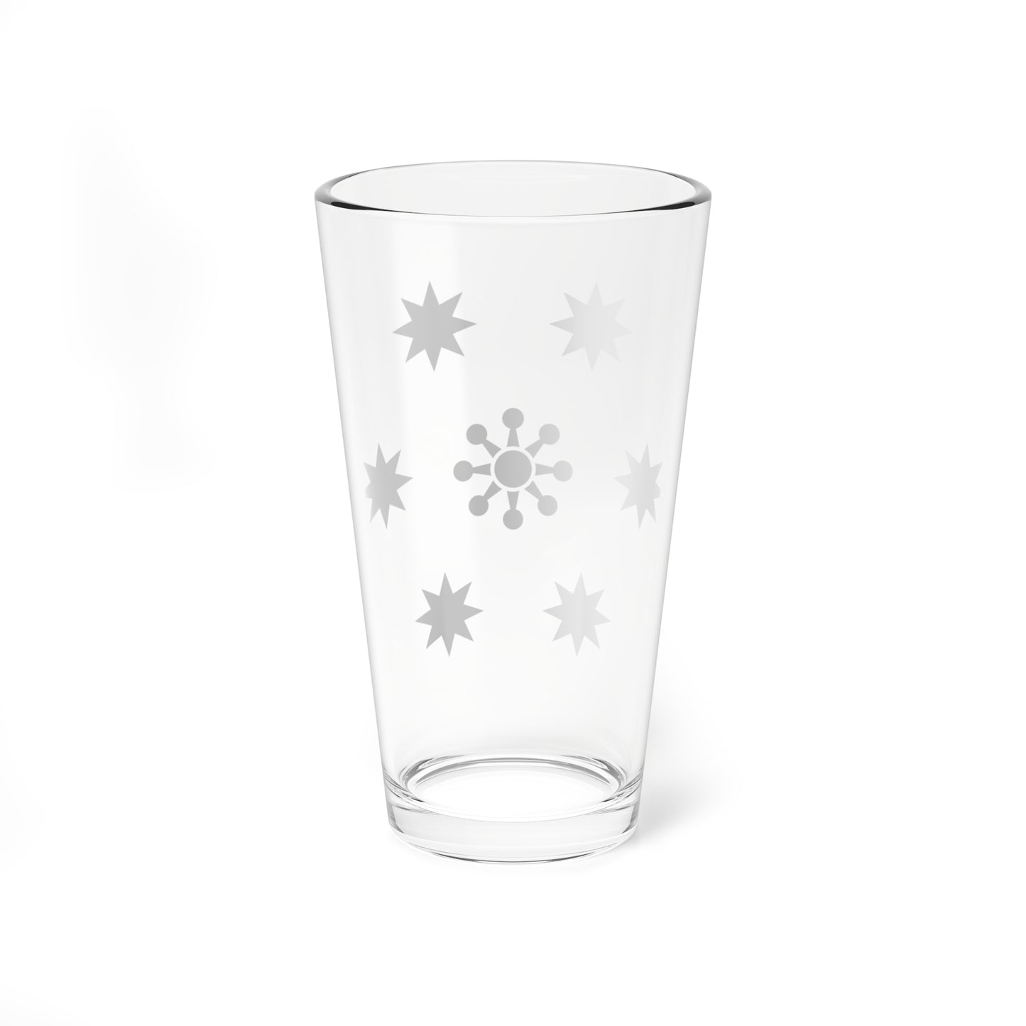 Emblem of the Cook Islands Federation (New Zealand) (Coat of Arms) Pint Glass 16oz