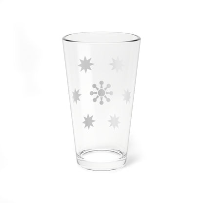 Emblem of the Cook Islands Federation (New Zealand) (Coat of Arms) Pint Glass 16oz