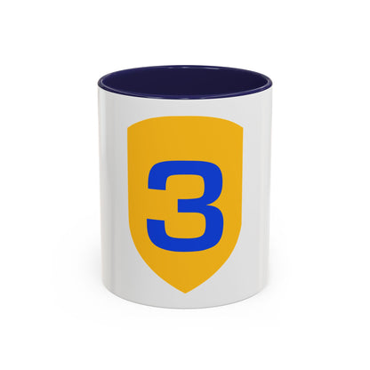 US 3rd Cavalry Division (U.S. Army) Accent Coffee Mug