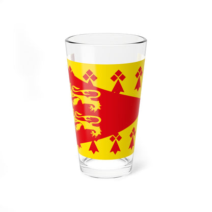 Poher traditional district flag (France) Pint Glass 16oz