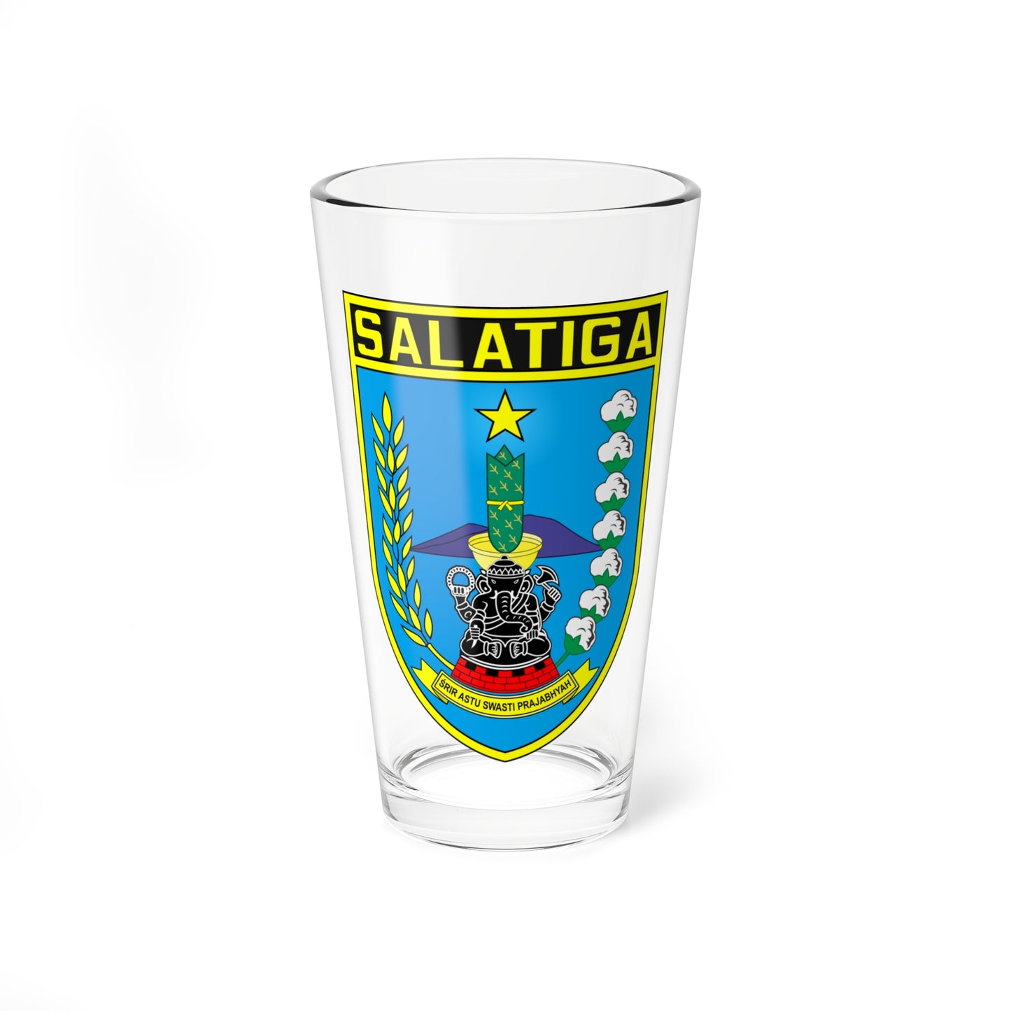 Seal of the City of Salatiga (Indonesia) (Coat of Arms) Pint Glass 16oz