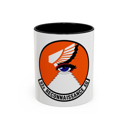 82 Reconnaissance Squadron ACC (U.S. Air Force) Accent Coffee Mug
