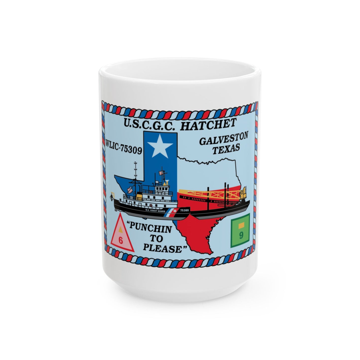 USCGC Hatchet WLIC 75309 (U.S. Coast Guard) White Coffee Mug