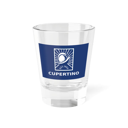 Flag of Cupertino California (United States) Shot Glass 1.5oz