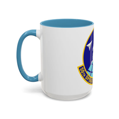 50th Operations Support Squadron (U.S. Air Force) Accent Coffee Mug