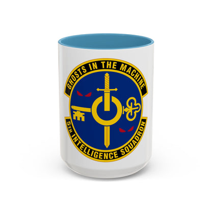 5 Intelligence Squadron ACC (U.S. Air Force) Accent Coffee Mug