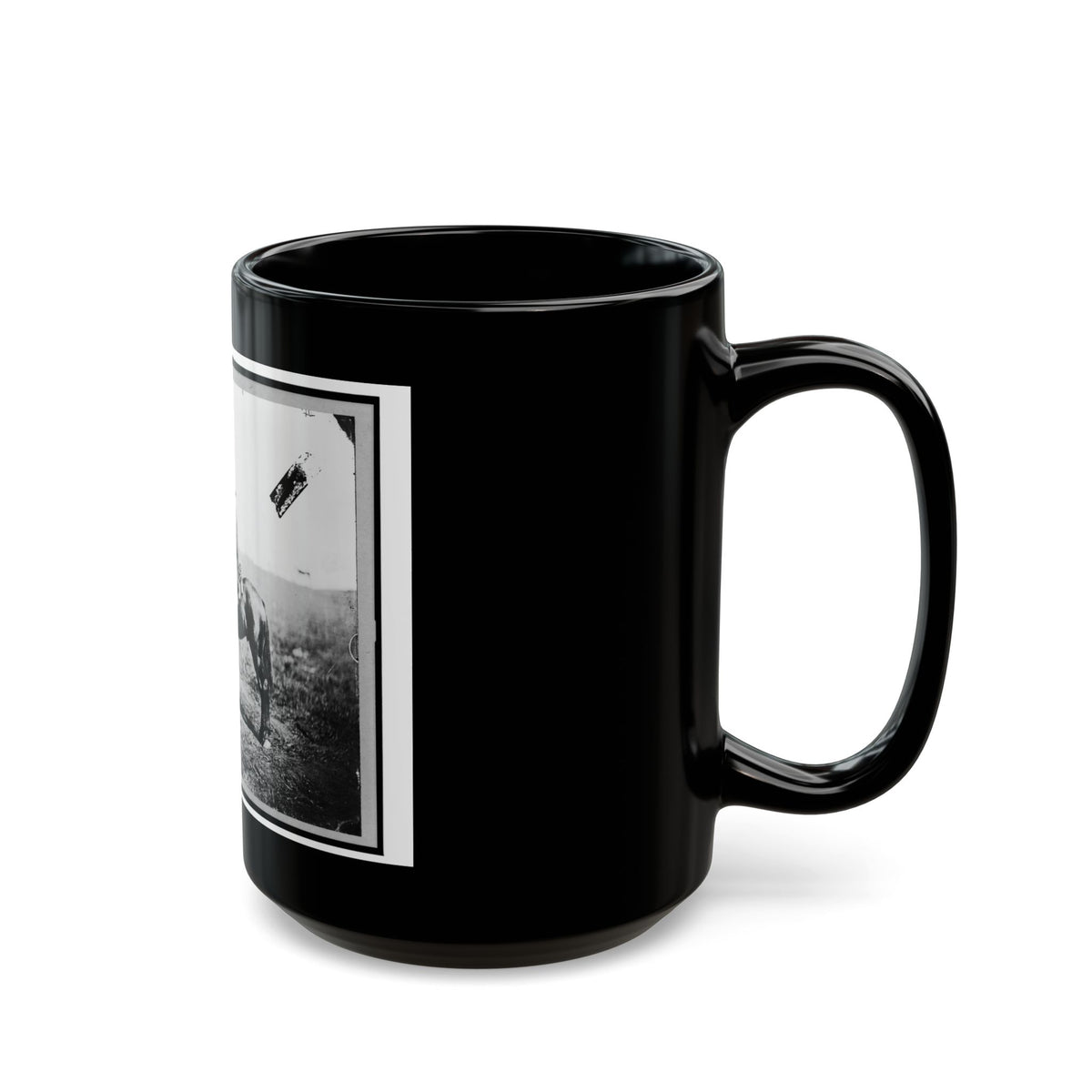 William Wilson, Scout, Headquarters, Army Of The Potomac, Seated On Horse, Full-Length Portrait, Facing Left, Culpeper, Va. (U.S. Civil War) Black Coffee Mug