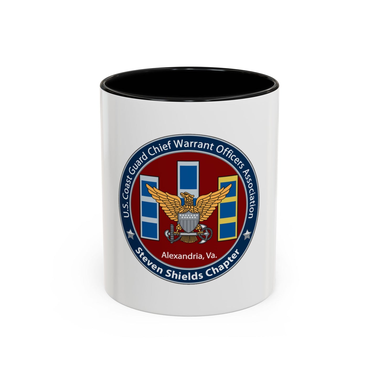 USCG CWO Assoc Steven Shields Chapter (U.S. Coast Guard) Accent Coffee Mug