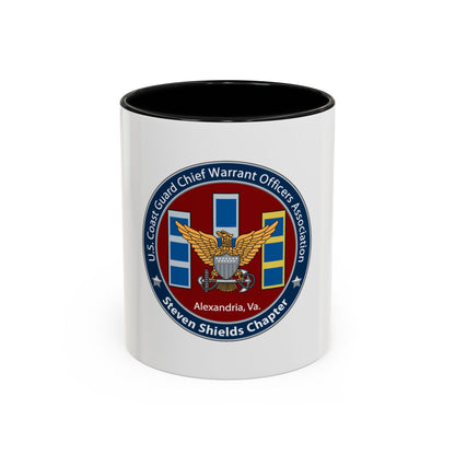 USCG CWO Assoc Steven Shields Chapter (U.S. Coast Guard) Accent Coffee Mug