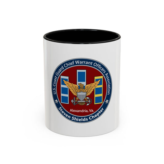 USCG CWO Assoc Steven Shields Chapter (U.S. Coast Guard) Accent Coffee Mug