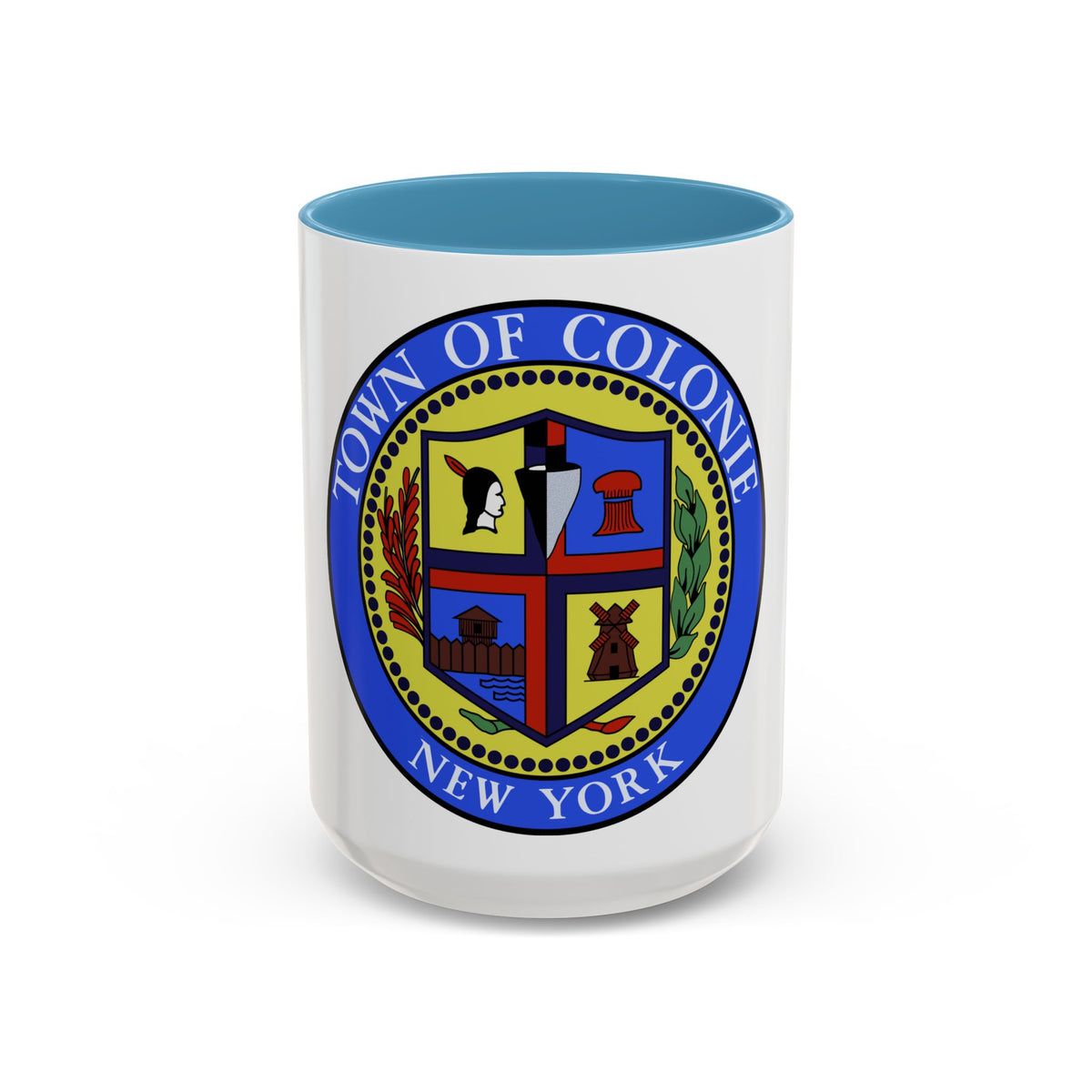 Seal of town of Colonie - Accent Coffee Mug
