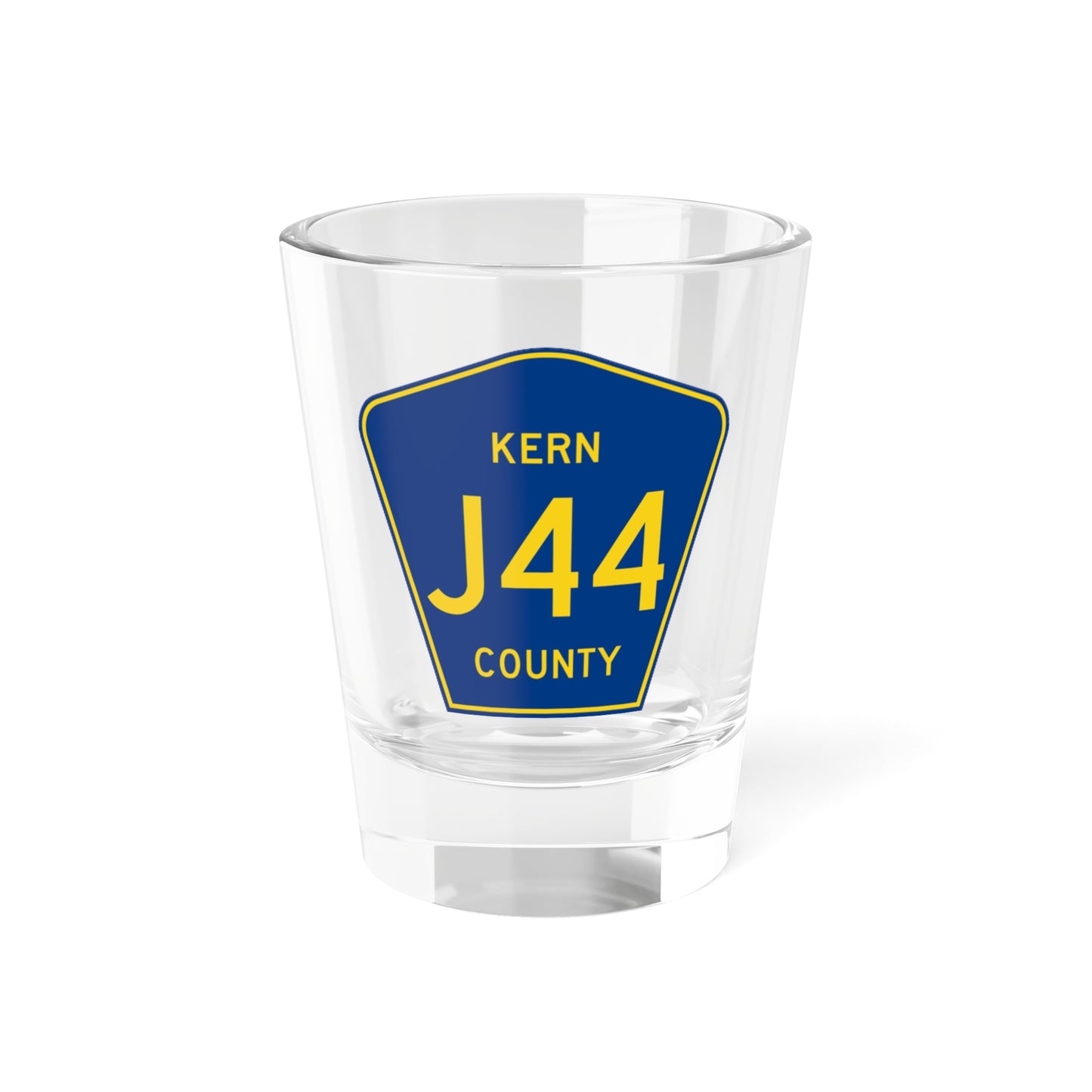 Kern County J44 (California) (Road Sign) Shot Glass 1.5oz