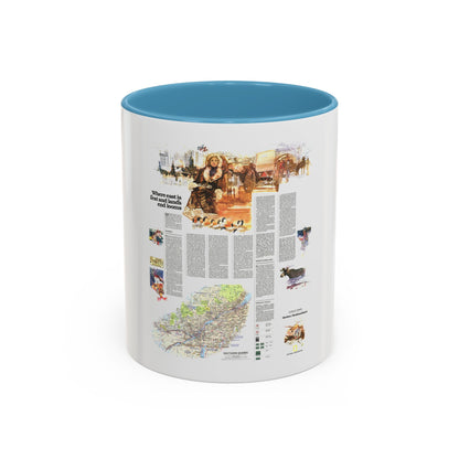 Canada - Quebec-Newfoundland (1980) (Map) Accent Coffee Mug
