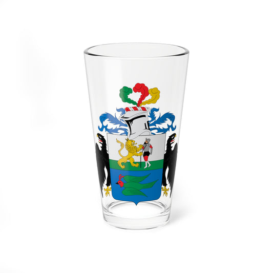 Escudo De Huanuco (Peru) (Coat of Arms) Pint Glass 16oz