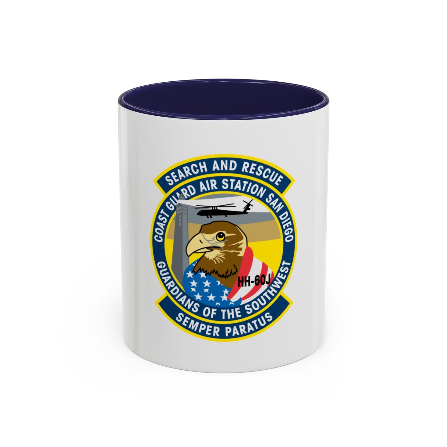 USCG Air Station San Diego Search and Resue (U.S. Coast Guard) Accent Coffee Mug