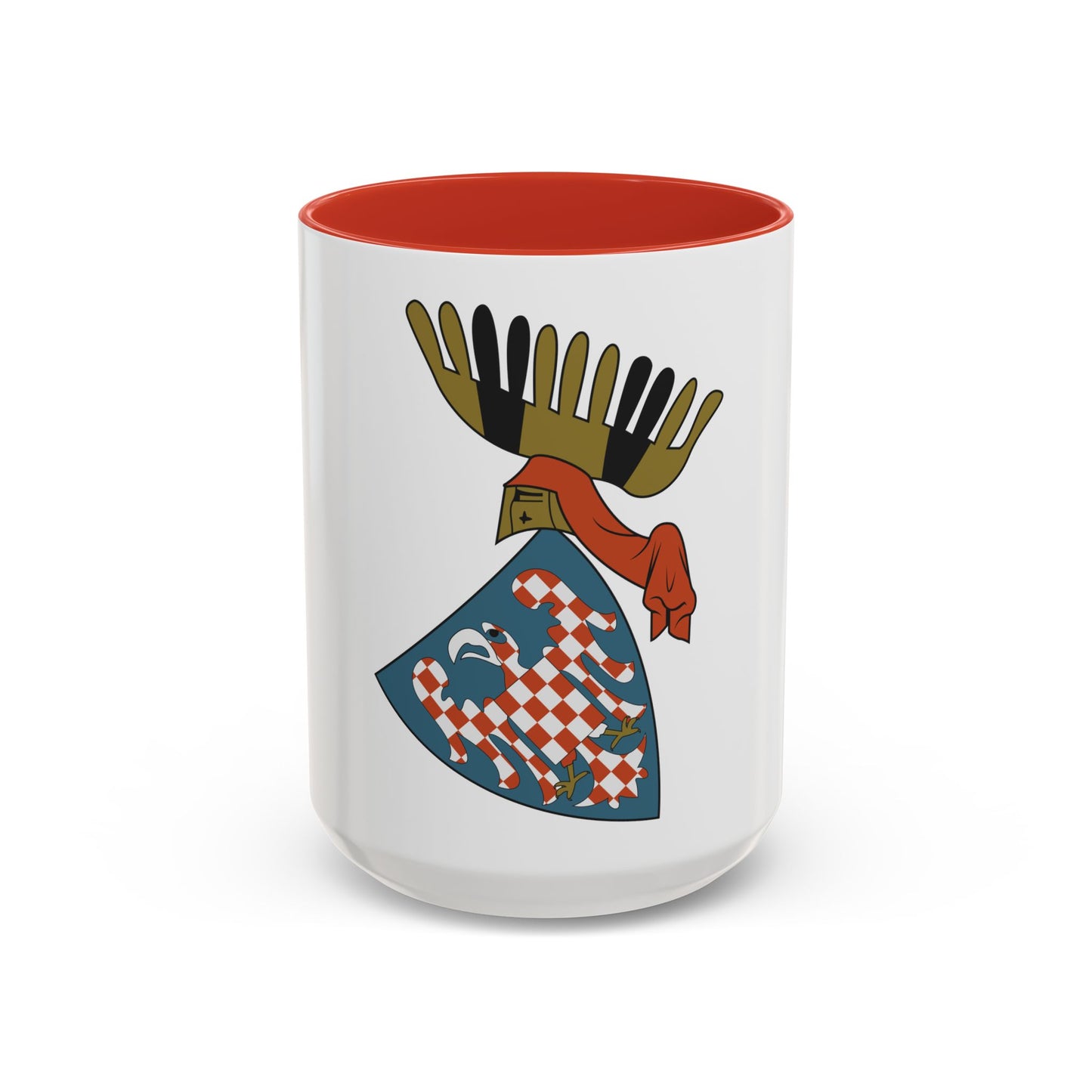 Coat of arms of the Margraviate of Moravia (Wenceslaus II) - Accent Coffee Mug
