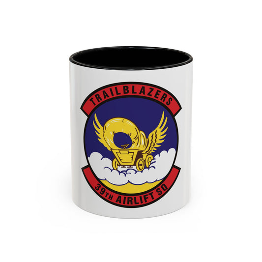 39th Airlift Squadron (U.S. Air Force) Accent Coffee Mug