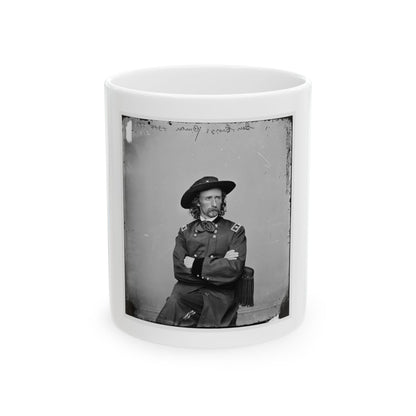 Major General George Armstrong Custer(2) (U.S. Civil War) White Coffee Mug