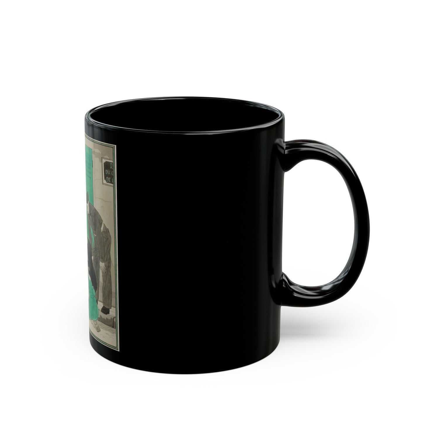 Consolation, Collier's magazine illustration - Black Coffee Mug-Go Mug Yourself