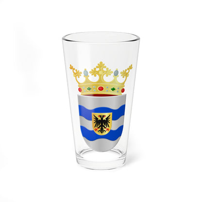 Coat of arms of West Maas en Waal (Netherlands) (Coat of Arms) Pint Glass 16oz