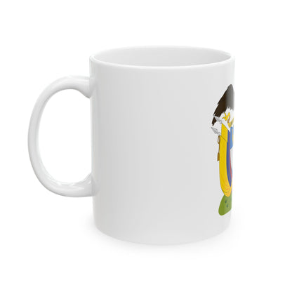 Coat of arms of Colombia (1890) - White Coffee Mug