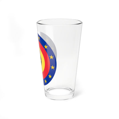 Coats of arms of Belgium Military Forces (Belgium) (Coat of Arms) Pint Glass 16oz