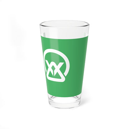 Flag of Nishiaizu Fukushima (Japan) Pint Glass 16oz