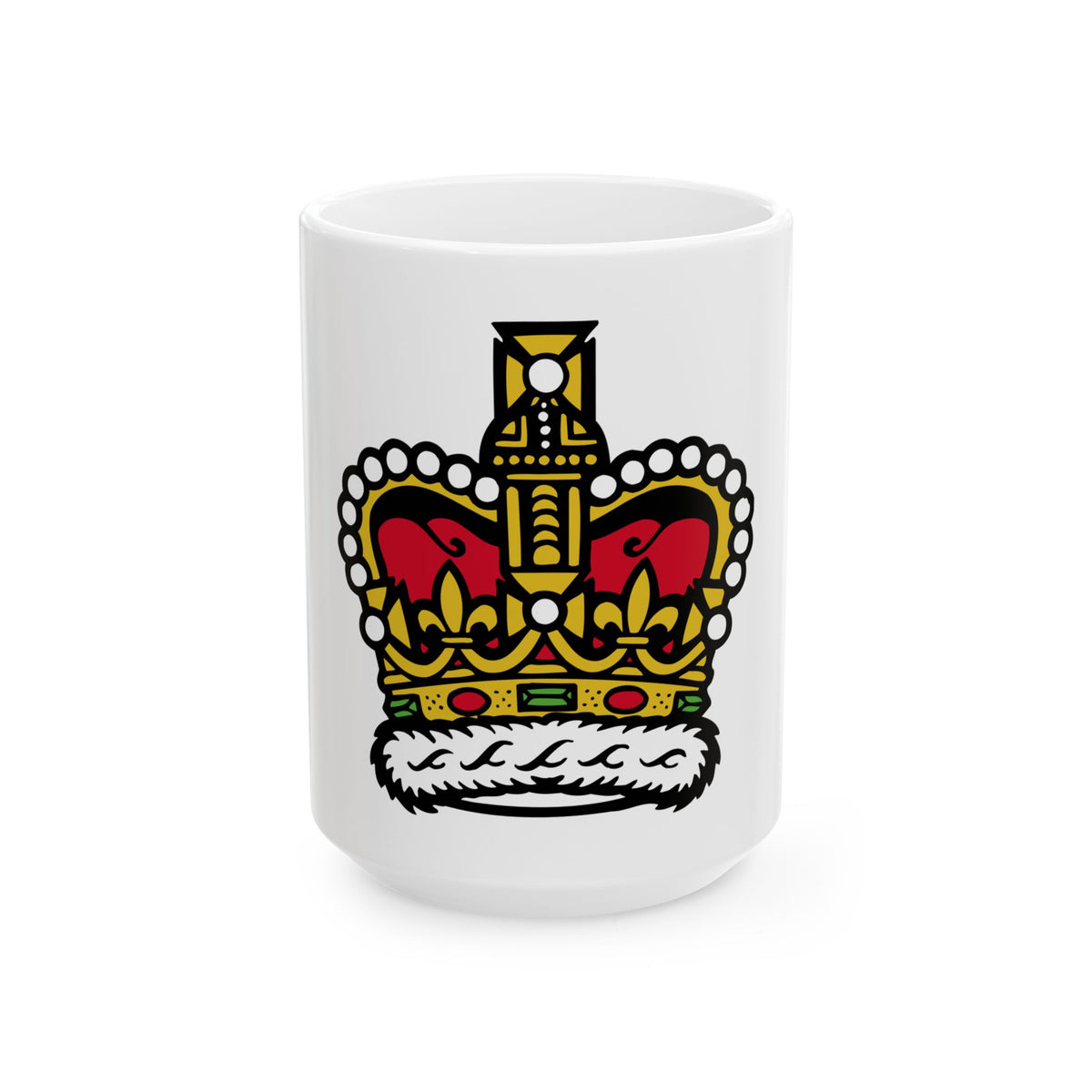 Canadian Crown - White Coffee Mug