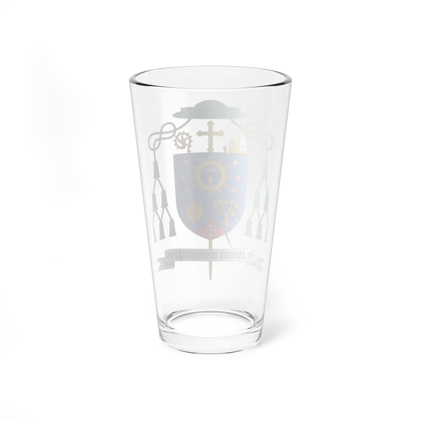 Escudo de Javier Vilanova Pellisa (Spain) (Coat of Arms) Pint Glass 16oz