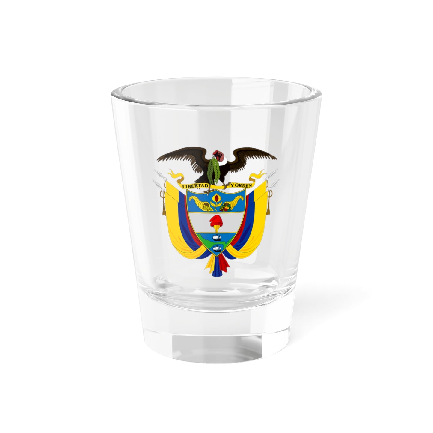 Coat of arms of Colombia 2 - Shot Glass 1.5oz