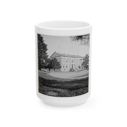 Richmond, Va. Left Side And Rear Of Capitol (U.S. Civil War) White Coffee Mug