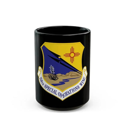 1042px 150th Special Operations Wing (U.S. Air Force) Black Coffee Mug 15oz - Go Mug Yourself