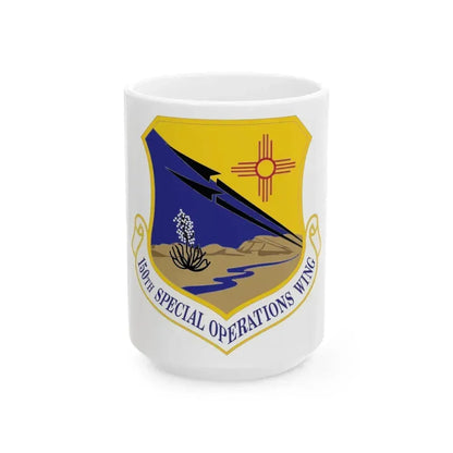 1042px 150th Special Operations Wing (U.S. Air Force) White Coffee Mug 15oz - Go Mug Yourself