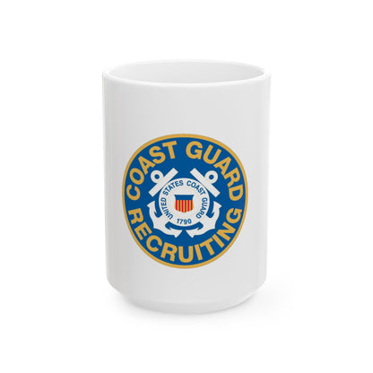 Coast Guard Recruiting (U.S. Coast Guard) White Coffee Mug