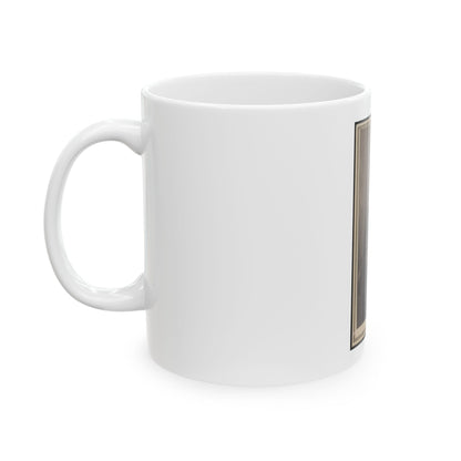 Unidentified Man Seated At Table (U.S. Civil War) White Coffee Mug