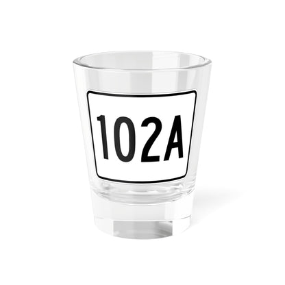 MA Route 102A (Massachusetts) (Road Sign) Shot Glass 1.5oz