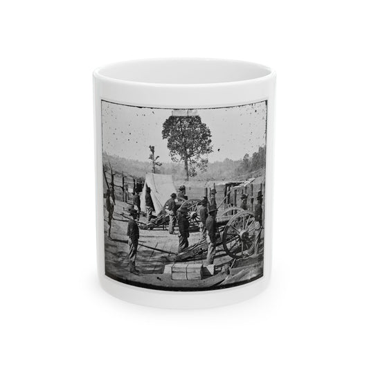 Atlanta, Georgia. Sherman's Men In Confederate Fort-2 (U.S. Civil War) White Coffee Mug