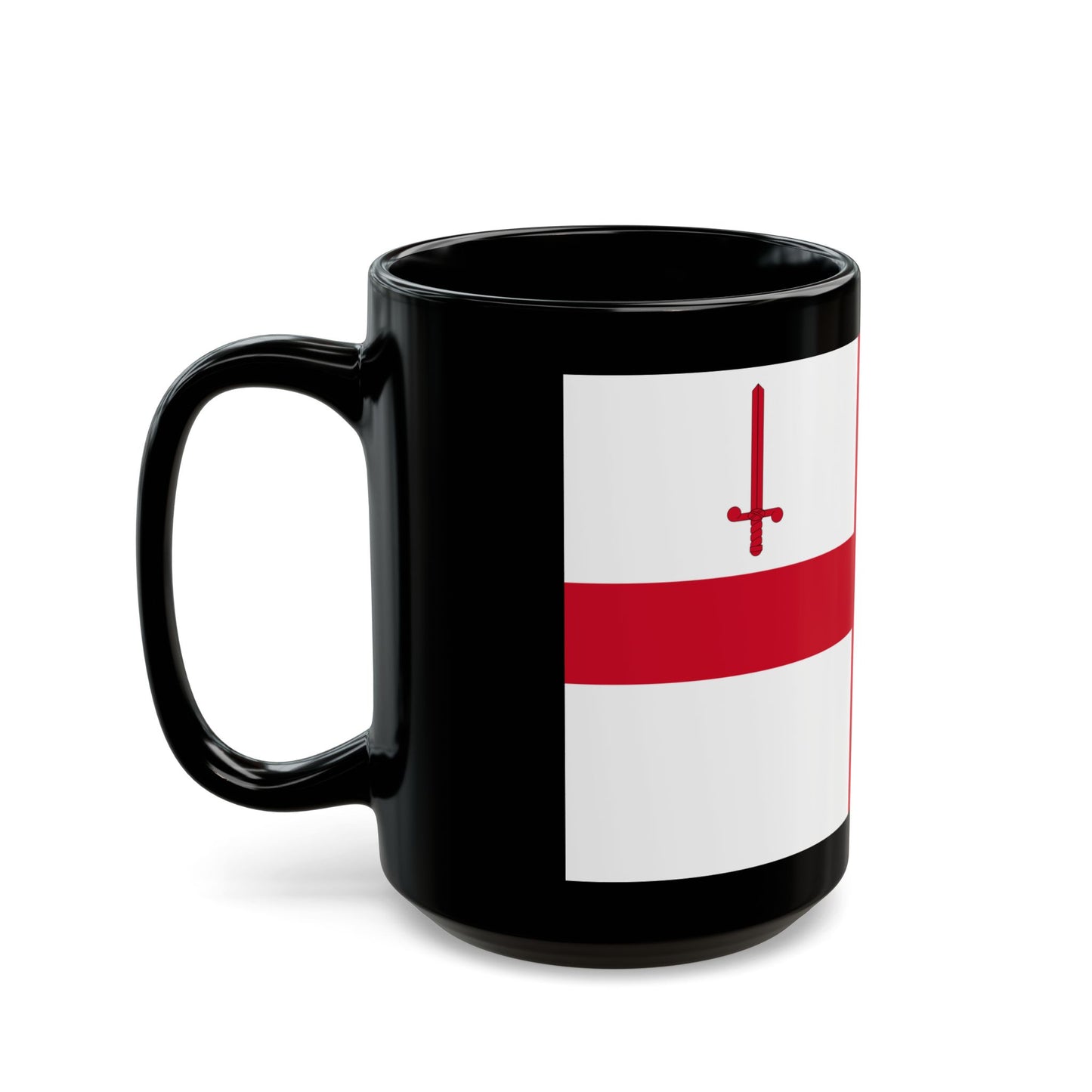 Flag of City of London UK - Black Coffee Mug-Go Mug Yourself