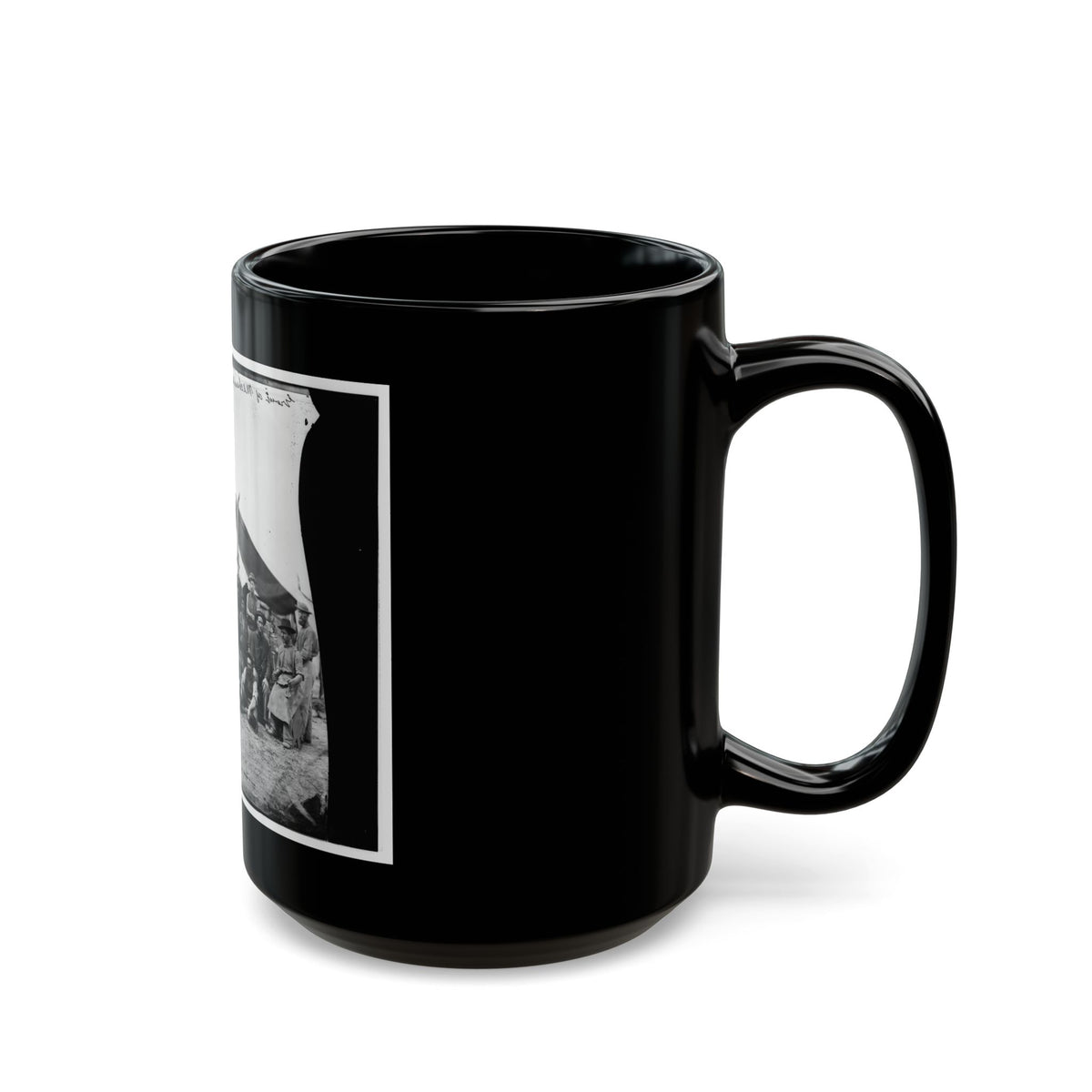 Petersburg, Virginia. Group Of Mechanics Of 1st Division, 9th Army Corps (U.S. Civil War) Black Coffee Mug