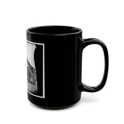 Petersburg, Virginia. Group Of Mechanics Of 1st Division, 9th Army Corps (U.S. Civil War) Black Coffee Mug