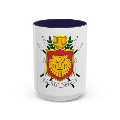 Coat of arms of the Kingdom of Burundi - Accent Coffee Mug