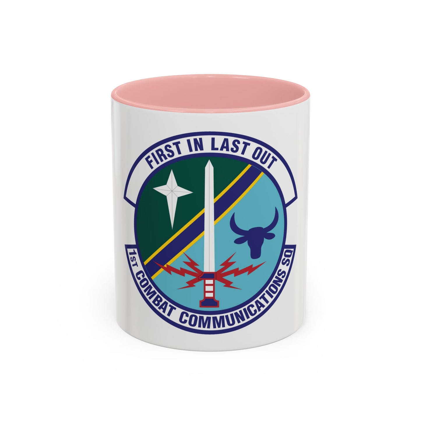1st Combat Communications Squadron (U.S. Air Force) Accent Coffee Mug