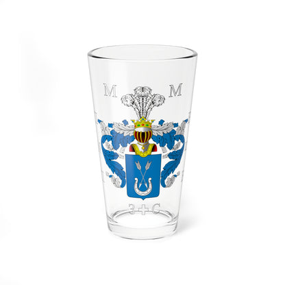 RU CoA Miklashevsky 9 (Russia) (Coat of Arms) Pint Glass 16oz