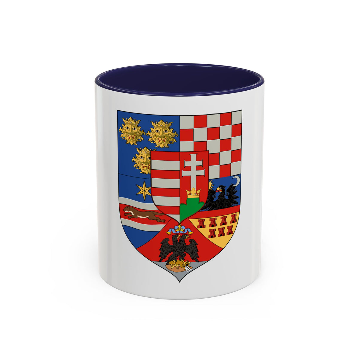 Hungary Country History Mid (1867) - Accent Coffee Mug